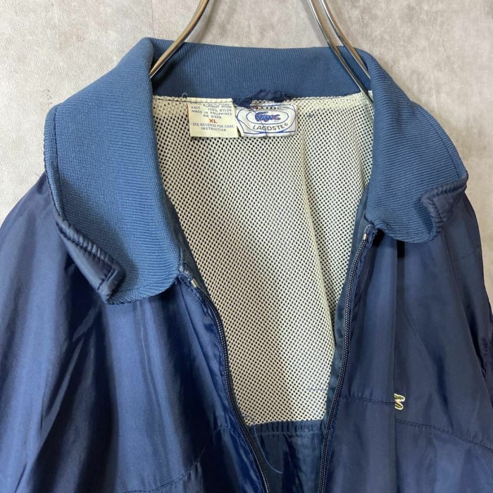 IZOD LACOSTE nylon jacket size XL 配送A ラコステ　刺繍ロゴ　ナイロンジャケット 90s | Vintage.City 古着屋、古着コーデ情報を発信