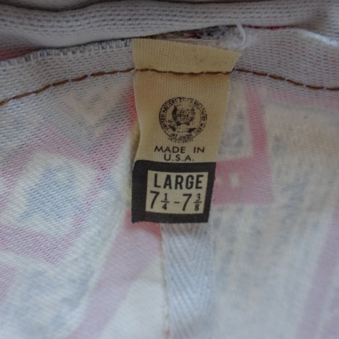デッドストック ボールハット L レッド ホワイト USA製 バドワイザー 総柄 9489 | Vintage.City 古着屋、古着コーデ情報を発信