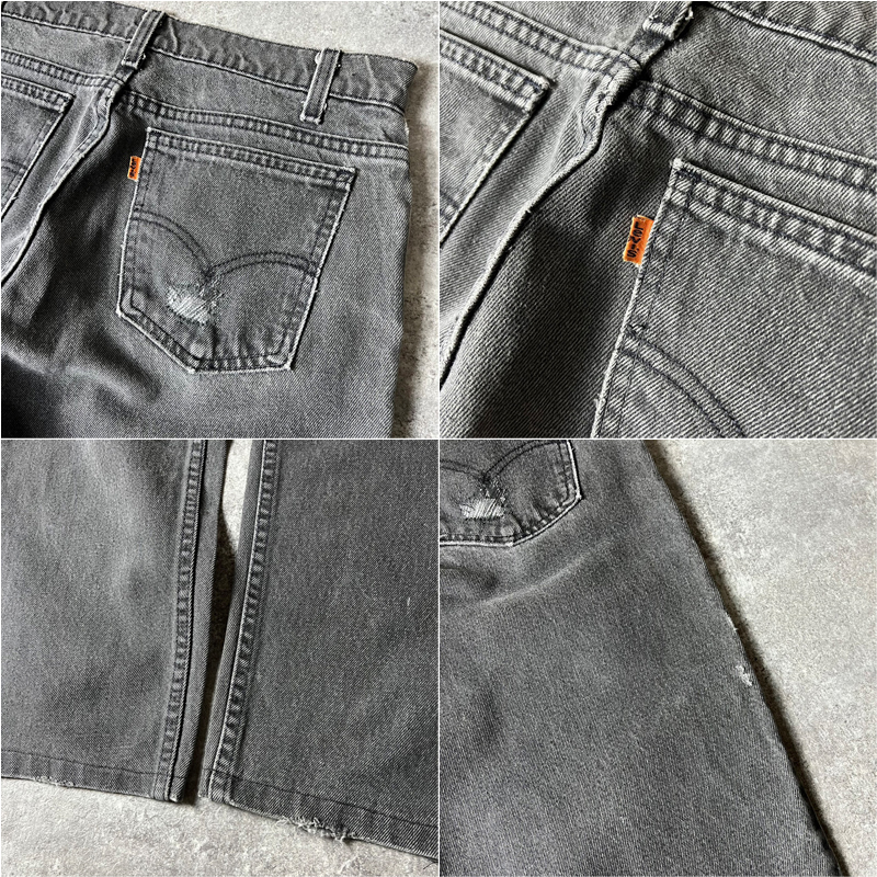 90s USA製 Levis 550 4159 ブラック デニム パンツ 32 / 90年代