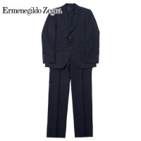 Ermenegildo Zegna 2B スーツ セットアップ 90A4 ネイビー ストライプ ウール Hai-Vaseron | Vintage.City 古着屋、古着コーデ情報を発信