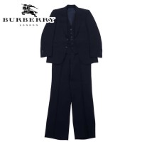 Burberrys スリーピース スーツ セットアップ 88-72-165Y4 ネイビー ウール ギャバジン オールド 日本製 | Vintage.City 古着屋、古着コーデ情報を発信