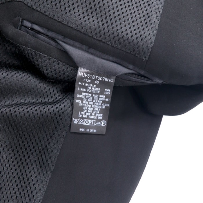 nano universe × Pearson 2B スーツ セットアップ 46 ブラック ポリエステル ストレッチ Cycling Suit | Vintage.City 古着屋、古着コーデ情報を発信