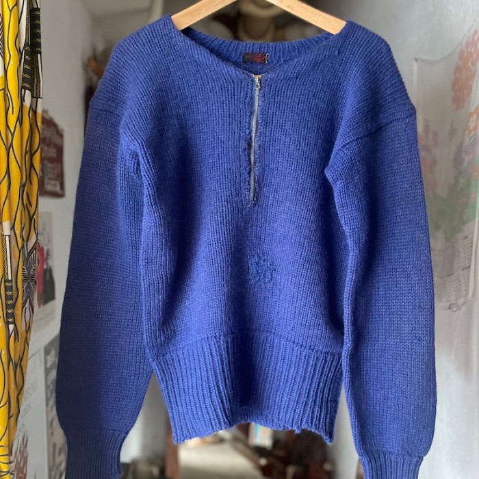 40's MONTGONERY WORD ハーフジップセーター | Vintage.City 古着屋、古着コーデ情報を発信