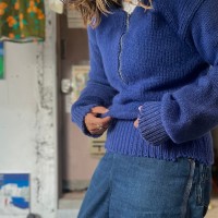40's MONTGONERY WORD ハーフジップセーター | Vintage.City 빈티지숍, 빈티지 코디 정보