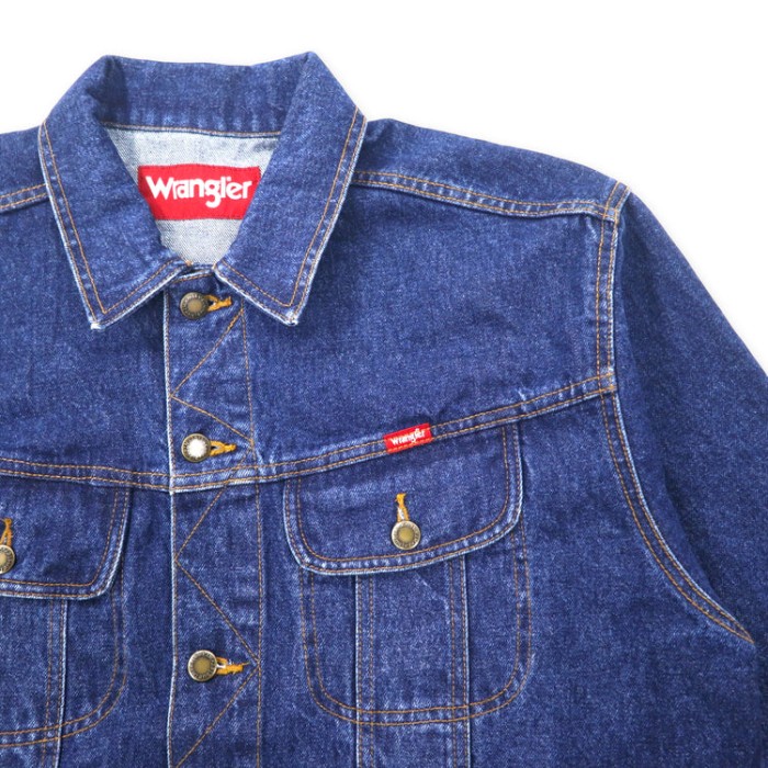 Wrangler デニムジャケット Gジャン L ブルー コットン ビッグサイズ | Vintage.City 古着屋、古着コーデ情報を発信
