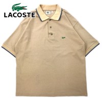 LACOSTE 80年代 スペイン製 ポロシャツ XL ベージュ コットン ワンポイントロゴ | Vintage.City 빈티지숍, 빈티지 코디 정보