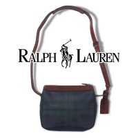 Polo Ralph Lauren ショルダーバッグ グリーン チェック PVC レザー | Vintage.City 古着屋、古着コーデ情報を発信