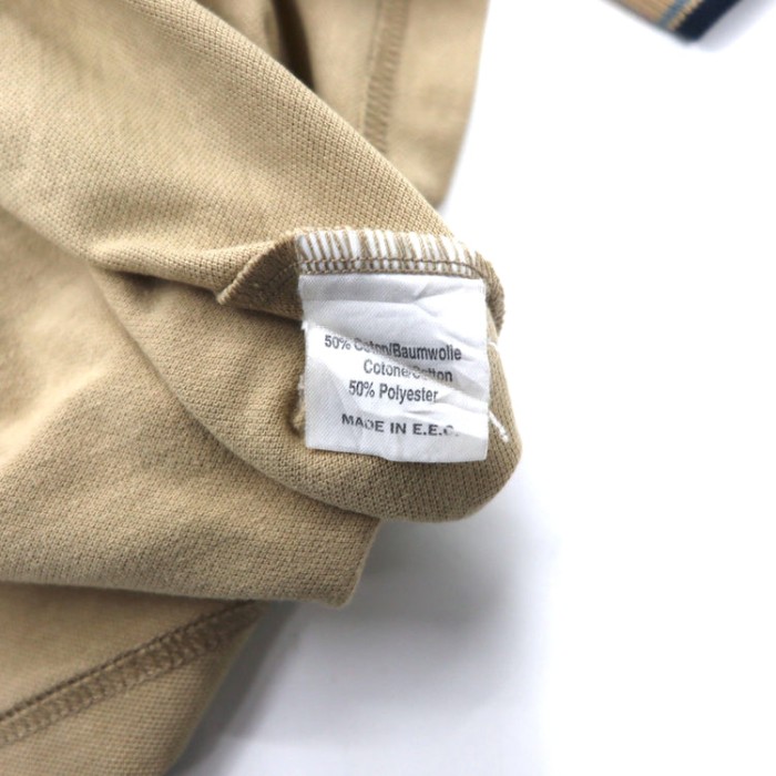 LACOSTE 80年代 スペイン製 ポロシャツ XL ベージュ コットン ワンポイントロゴ | Vintage.City 古着屋、古着コーデ情報を発信