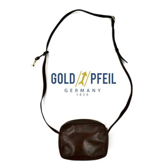 GOLD PFEIL  ショルダーバッグ ボルドー レザー HAND MADE ドイツ製 | Vintage.City 빈티지숍, 빈티지 코디 정보