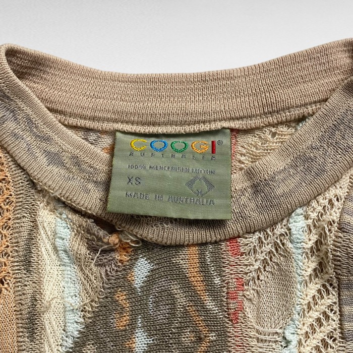 USED クージー M相当 オーストラリア製 3Dニット アンクルスリーブ | Vintage.City 古着屋、古着コーデ情報を発信