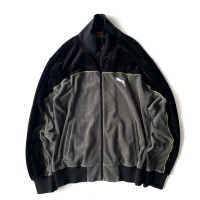 PUMA Velours Logo Track Jacket プーマ ベロアジャージ | Vintage.City 古着屋、古着コーデ情報を発信