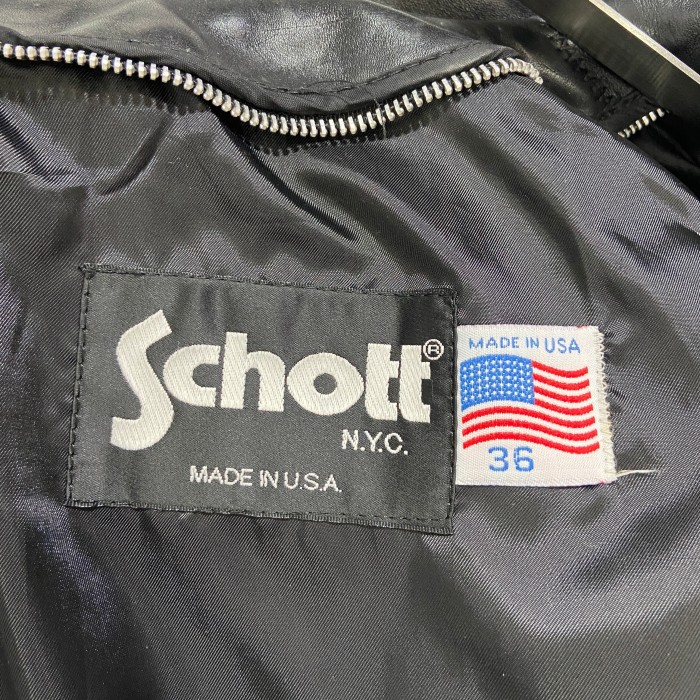 USA製 Schott N.Y.C 641 シングルライダースジャケット 36 | Vintage.City 빈티지숍, 빈티지 코디 정보