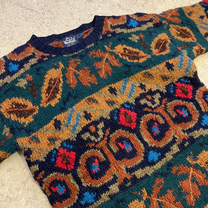 90's woolrich knit | Vintage.City 빈티지숍, 빈티지 코디 정보