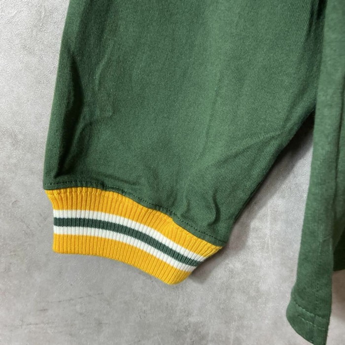 PACKERS embroidery  ringer sweat size M 配送A　パッカーズ　ビッグロゴ　リンガースウェット　バイカラー | Vintage.City 빈티지숍, 빈티지 코디 정보