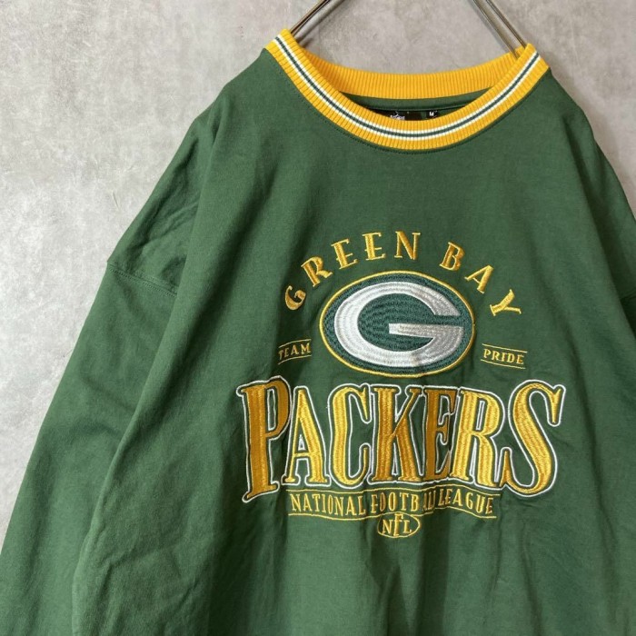 PACKERS embroidery  ringer sweat size M 配送A　パッカーズ　ビッグロゴ　リンガースウェット　バイカラー | Vintage.City Vintage Shops, Vintage Fashion Trends