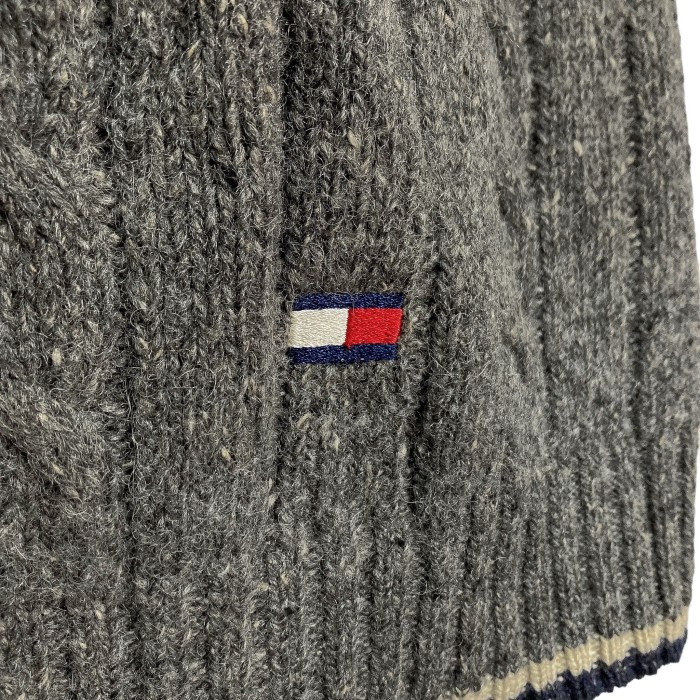 90s TOMMY HILFIGER cable design wool knit vest | Vintage.City Vintage Shops, Vintage Fashion Trends