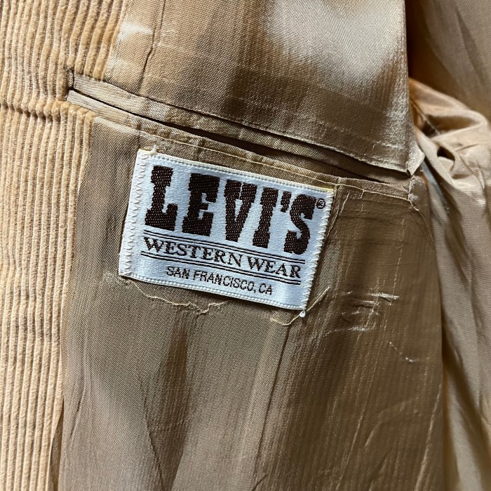 70's Levi's デニムテーラードジャケット USA製着丈75cm