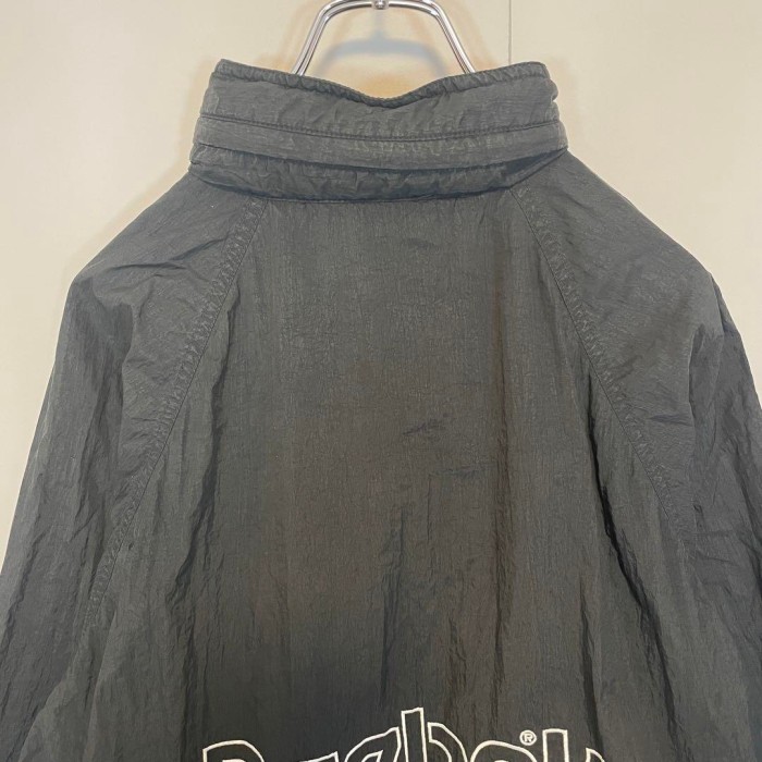 Reebok embroidery nylon jacket size M 配送C　リーボック 背面刺繍ロゴ　ナイロンジャケット | Vintage.City 古着屋、古着コーデ情報を発信