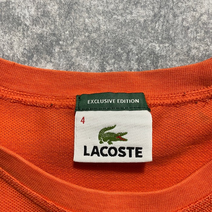 ラコステ　ワンポイント　ワニロゴ　オレンジ　Tシャツ　ロンT | Vintage.City 古着屋、古着コーデ情報を発信