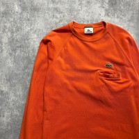 ラコステ　ワンポイント　ワニロゴ　オレンジ　Tシャツ　ロンT | Vintage.City 빈티지숍, 빈티지 코디 정보