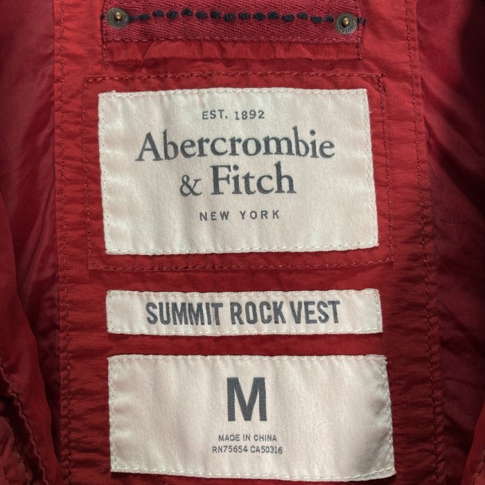 Abercrombie&Fitch 90-00s Summit rock down vest | Vintage.City 古着屋、古着コーデ情報を発信
