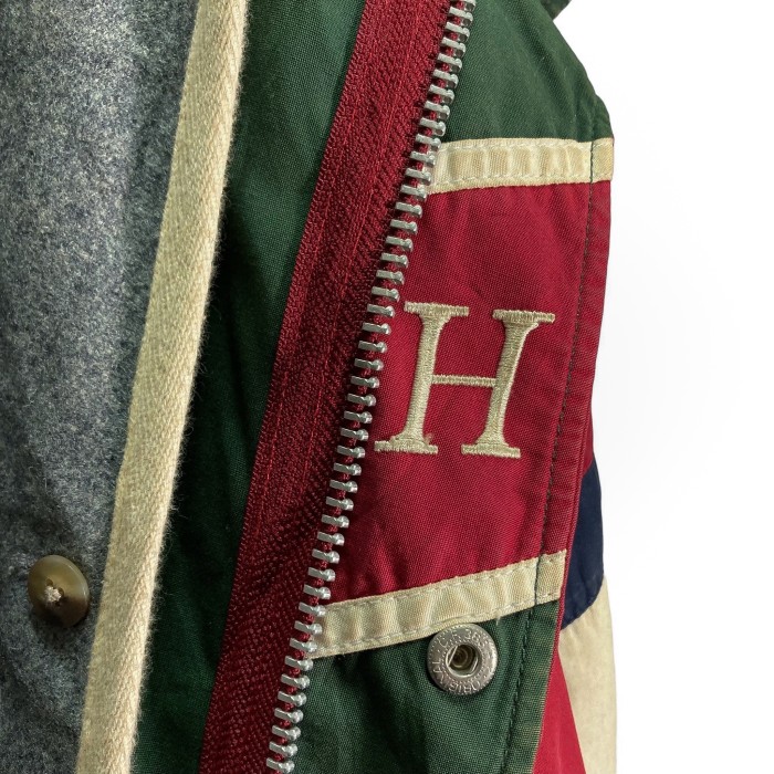 90s TOMMY HILFIGER wool liner design fishtail parka | Vintage.City 古着屋、古着コーデ情報を発信