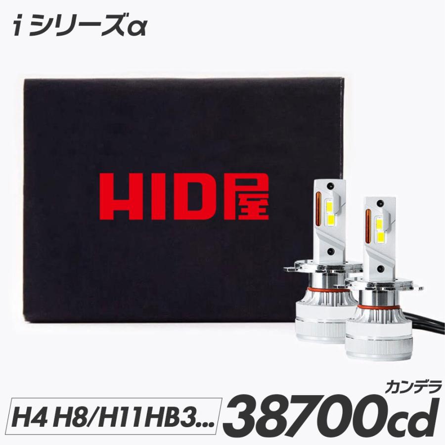 公式】HID屋 LED ヘッドライト i シリーズ(アルファ) H4 Hi/Lo