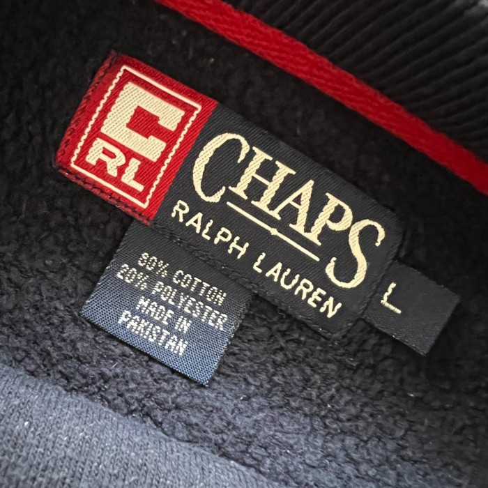 CHAPS Ralph Lauren ラルフローレン フリース プルオーバー ネイビー L 10807 | Vintage.City 古着屋、古着コーデ情報を発信