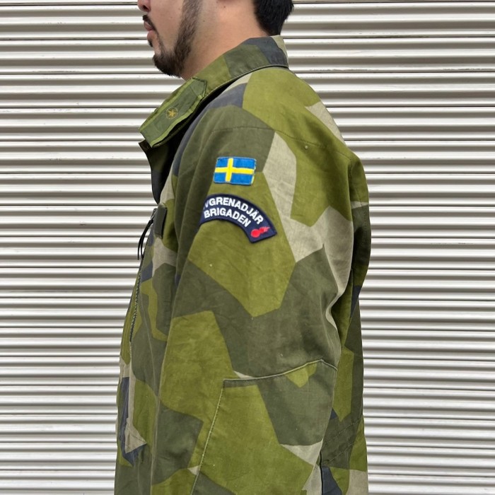 貴重 90s Swedish Army スウェーデン軍 実物 スカンジナビアカモ 迷彩
