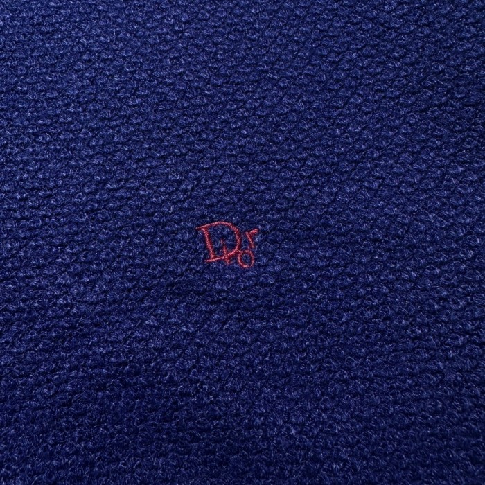 Christian Dior ディオール Vネック セーター  ワンポイント 刺繍  ロゴ USA製 ネイビー Lサイズ 古着 【UR-0071】 | Vintage.City 古着屋、古着コーデ情報を発信