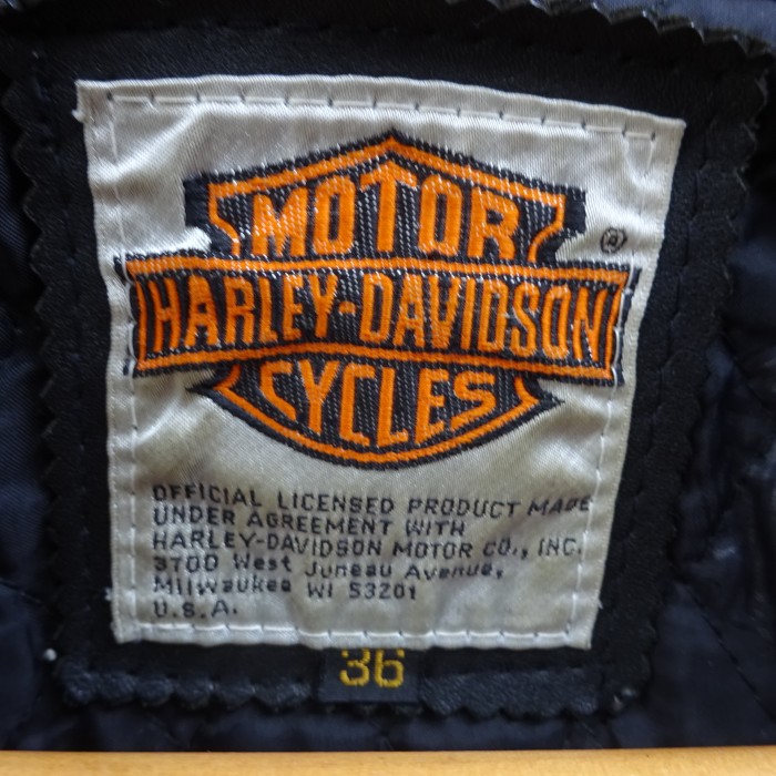 ハーレーダビッドソン ダブルライダース サイズ36 ブラック レザー イーグル 9497 | Vintage.City 古着屋、古着コーデ情報を発信