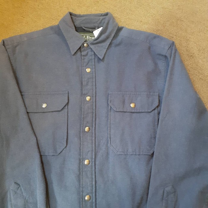 L.L.Bean inner quilting shirt jacket | Vintage.City 빈티지숍, 빈티지 코디 정보