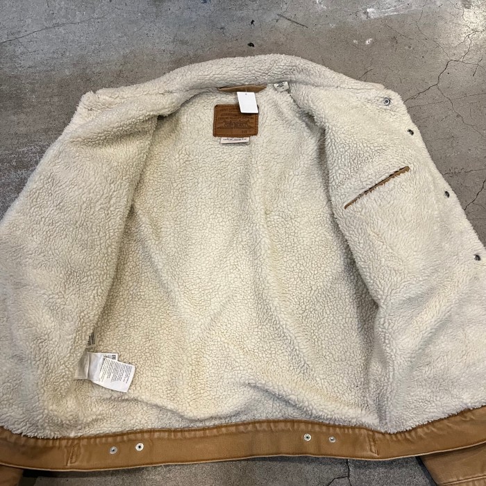 Levi's denim boa jacket | Vintage.City 빈티지숍, 빈티지 코디 정보