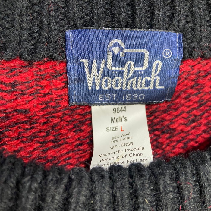 80s Woolrich チェック柄セーター ウールニット ブラック レッド L | Vintage.City Vintage Shops, Vintage Fashion Trends