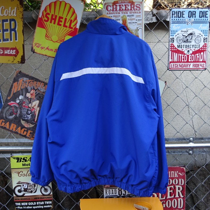 ナイキ ナイロンジャケット L ブルー 刺繍ロゴ スモールスウッシュ フルジップ 9503 | Vintage.City 빈티지숍, 빈티지 코디 정보