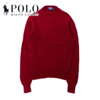 Polo by Ralph Lauren ニットセーター M レッド ウール スモールポニー刺繍 | Vintage.City 古着屋、古着コーデ情報を発信