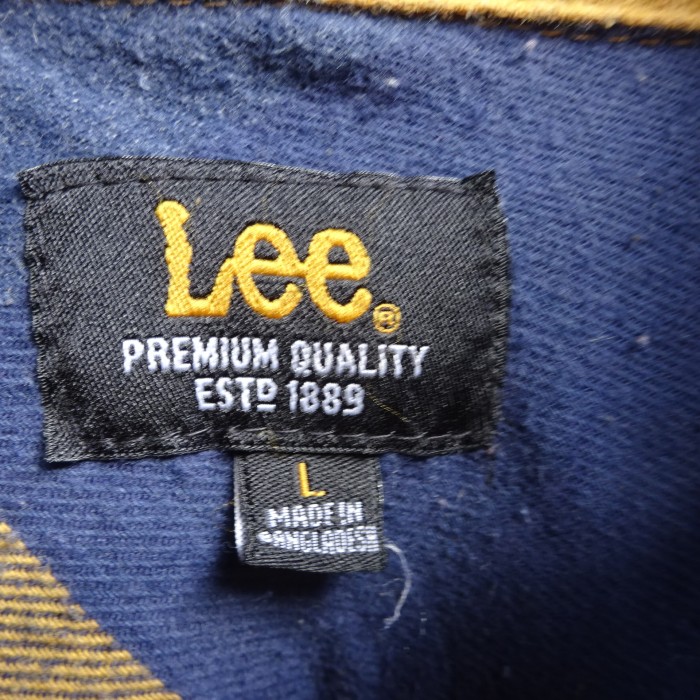リー ウエスタンシャツ L ブルー イエロー チェック 胸ポケット 長袖シャツ 9542 | Vintage.City 古着屋、古着コーデ情報を発信