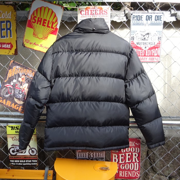 ラルフローレン ダウンジャケット M ブラック ワンポイント 刺繍ロゴ 長袖 黒 9537 | Vintage.City 古着屋、古着コーデ情報を発信