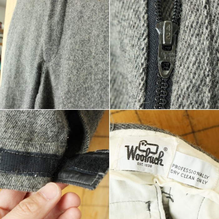 70s 80s USA製 Woolrich ウール クロップド パンツ グレー W33相当 4ポケット TALON アメリカ古着 | Vintage.City Vintage Shops, Vintage Fashion Trends