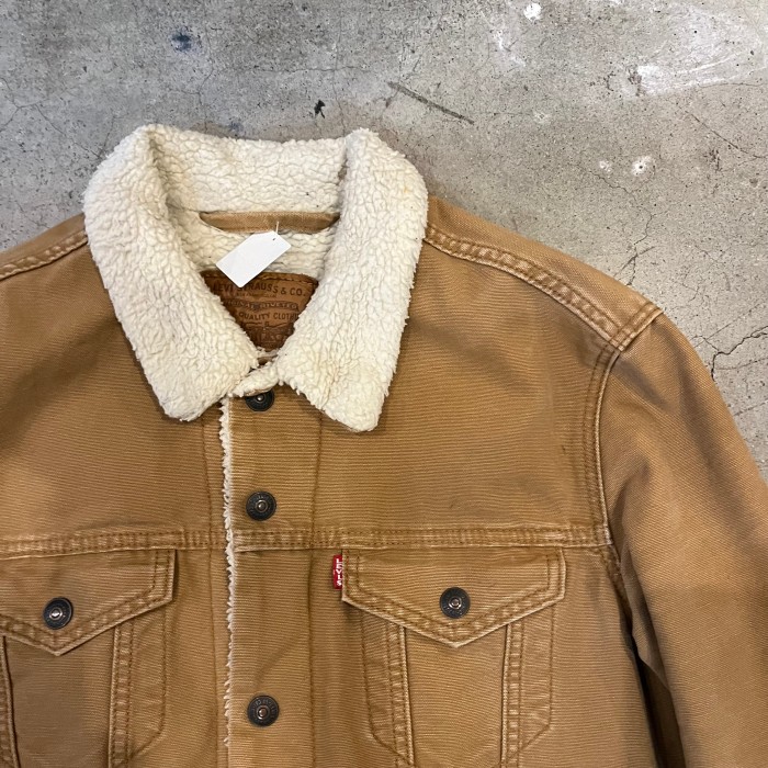 Levi's denim boa jacket | Vintage.City 빈티지숍, 빈티지 코디 정보