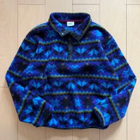 80s 90s L.L.Bean Fleece Pullover【総柄BLUE】 | Vintage.City 古着屋、古着コーデ情報を発信