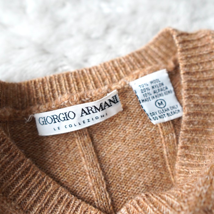 GIORGIO ARMANI  ジョルジオアルマーニ　ニット　セーター　最上級の肌触り　Lサイズ | Vintage.City 古着屋、古着コーデ情報を発信