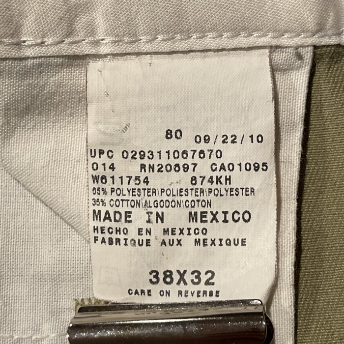 Dickies ディッキーズ　874 ワークパンツ　カーキ　メキシコ製 W38 C484 | Vintage.City 古着屋、古着コーデ情報を発信