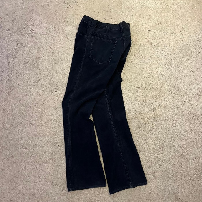 80's Levi's646 dark navy corduroy flare  pants | Vintage.City 빈티지숍, 빈티지 코디 정보