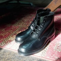 80〜00's Italian Military Leather Work Boots【DEADSTOCK】 | Vintage.City 빈티지숍, 빈티지 코디 정보