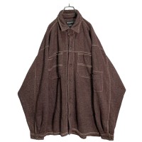 90-00s PJ MARK INDUSTRIAL brown sweat shirt | Vintage.City 古着屋、古着コーデ情報を発信