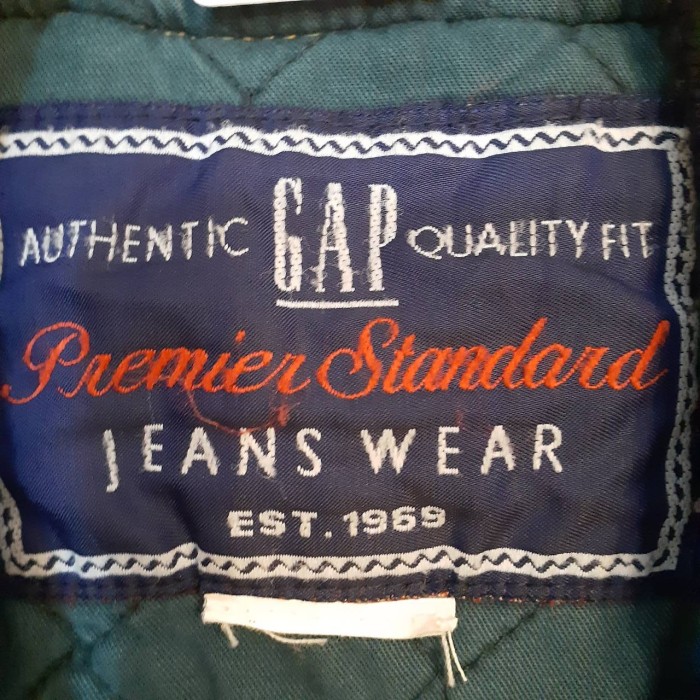 90s OLD GAP denim stadium jacket | Vintage.City 古着屋、古着コーデ情報を発信