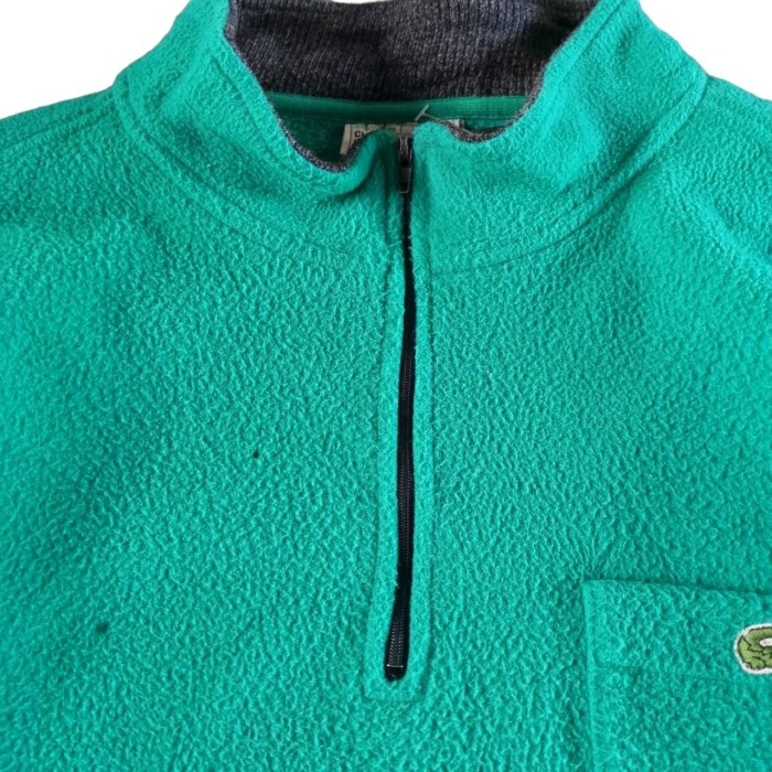 80s Chemise Lacoste Half Zip Fleece Jacket | Vintage.City Vintage Shops, Vintage Fashion Trends