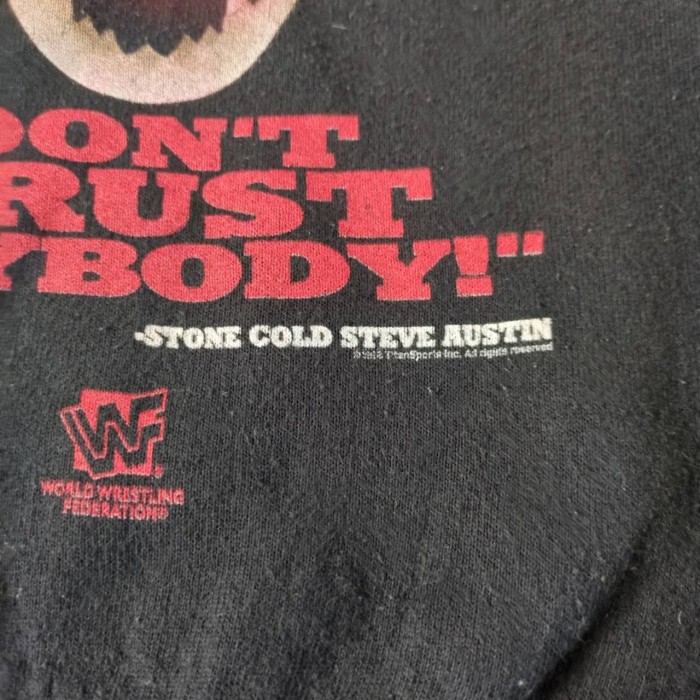 90s WWF STONE COLD STEVE AUSTIN PRINT SWEATSHIRT | Vintage.City 古着屋、古着コーデ情報を発信