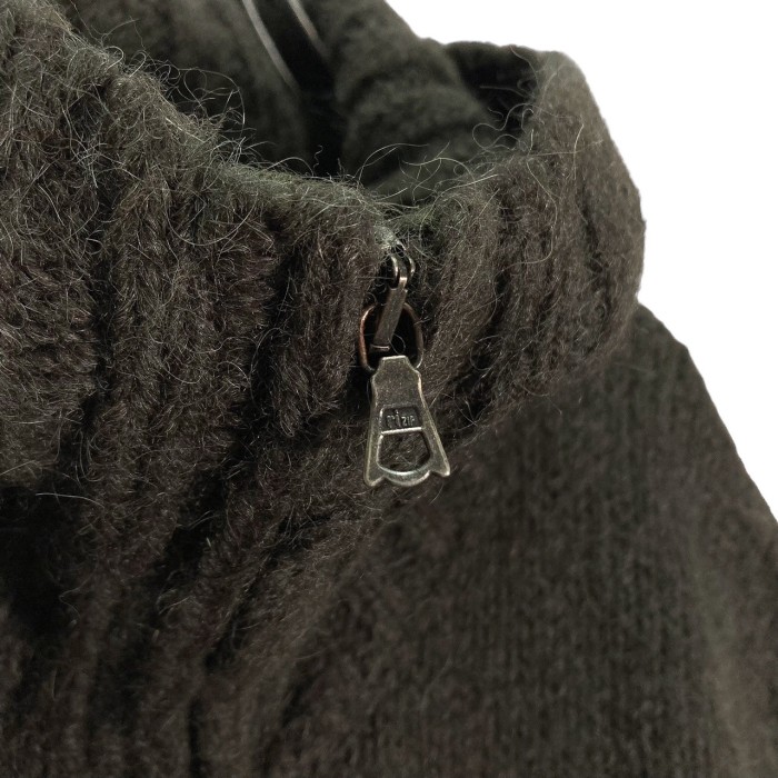 DIESEL 00's zip-up Alpaca blend design knit jacket | Vintage.City Vintage Shops, Vintage Fashion Trends